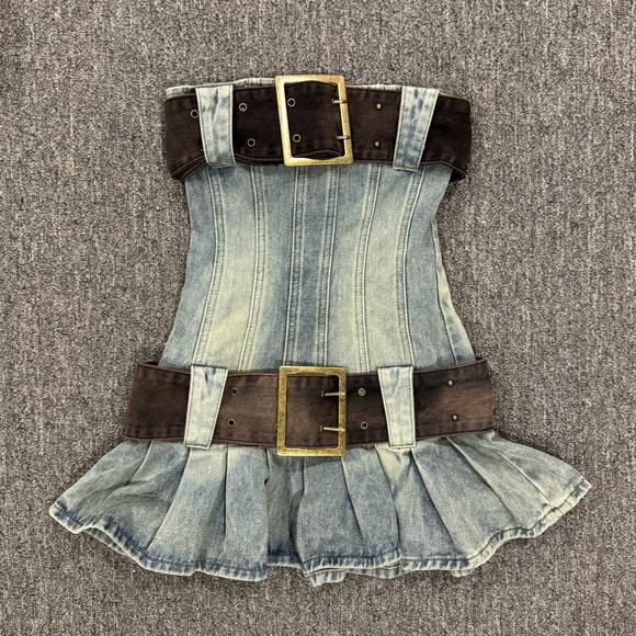jaded london denim dress - Picture 3 of 9